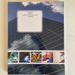 Accounting Textbook with Modern Cover Design- AAMI